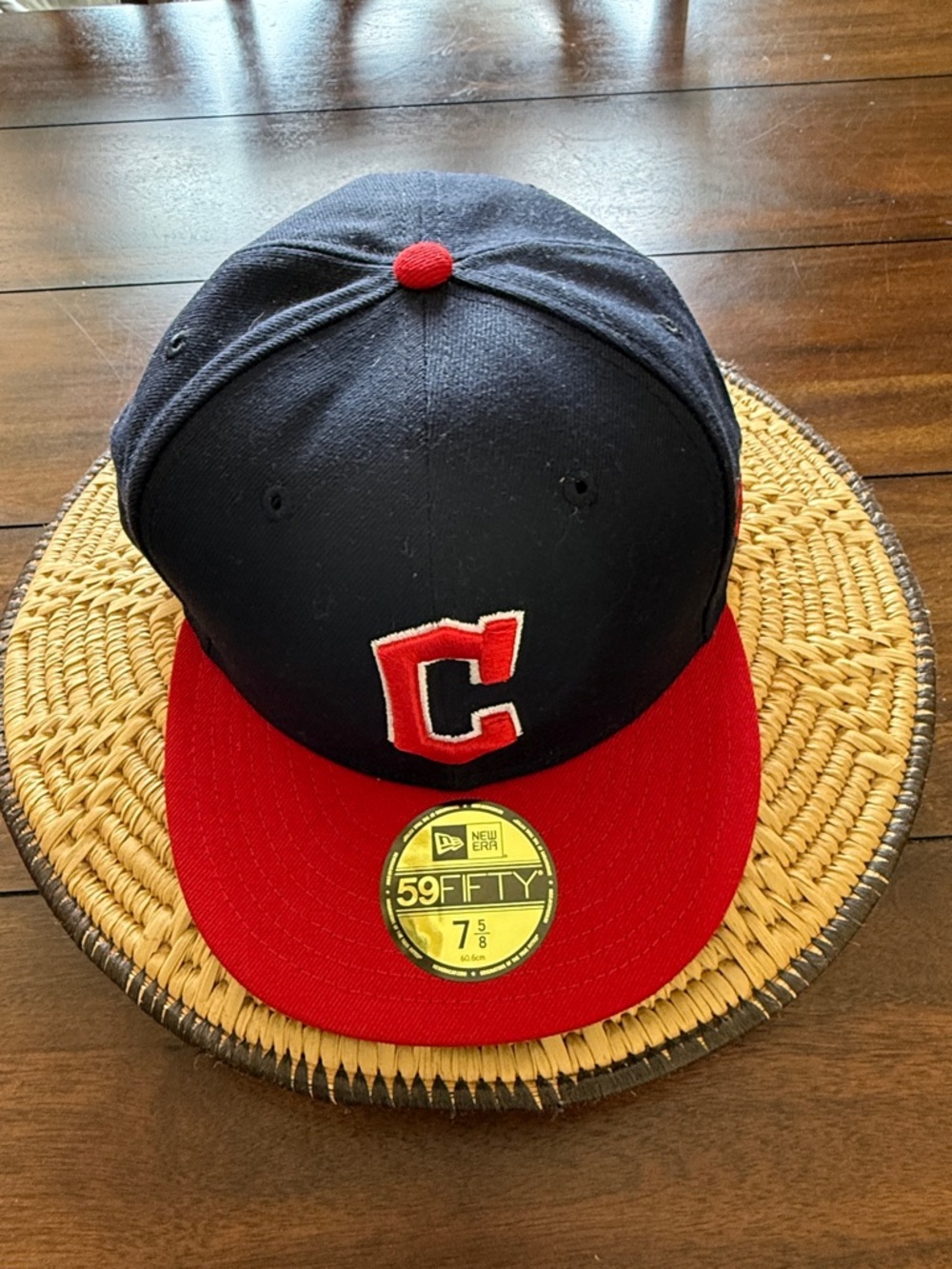 New Era 59FIFTY Cleveland Guardians Authentic On-Field Fitted Hat - Size 7 5/8